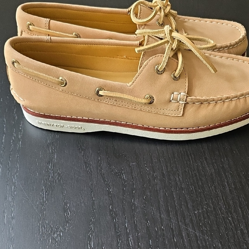 Sperry Gold Cup Women's Classic Tan Boat Shoes Size 7.5 - Picture 4 of 13